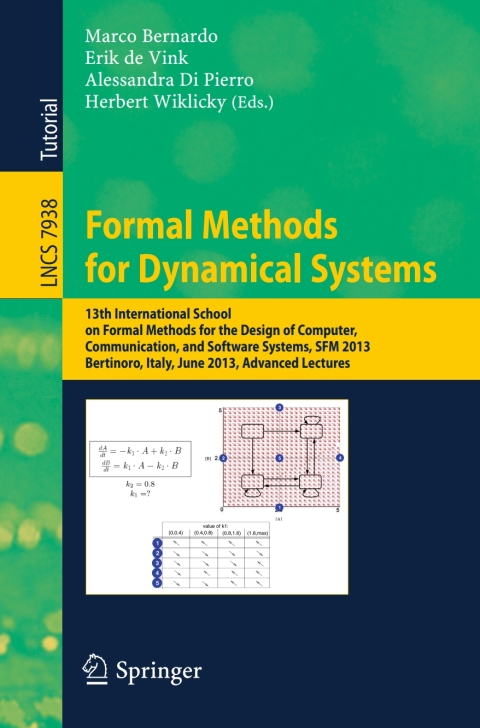 Cover image for book Formal Methods for Dynamical Systems