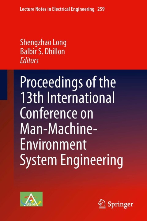 Cover image for book Proceedings of the 13th International Conference on Man-Machine-Environment System Engineering