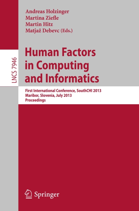 Cover image for book Human Factors in Computing and Informatics