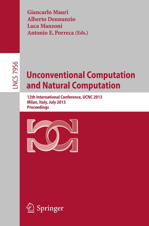 Cover image for book Unconventional Computation and Natural Computation