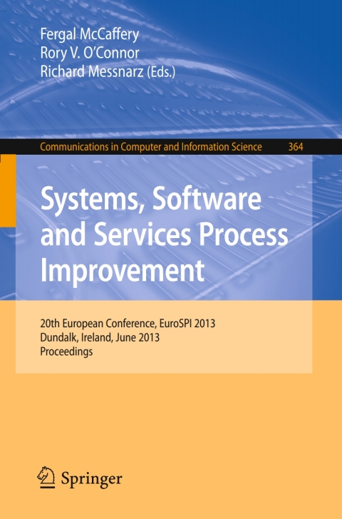 Cover image for book Systems, Software and Services Process Improvement