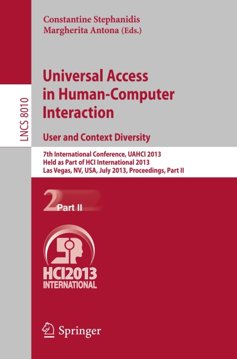 Cover image for book Universal Access in Human-Computer Interaction: User and Context Diversity