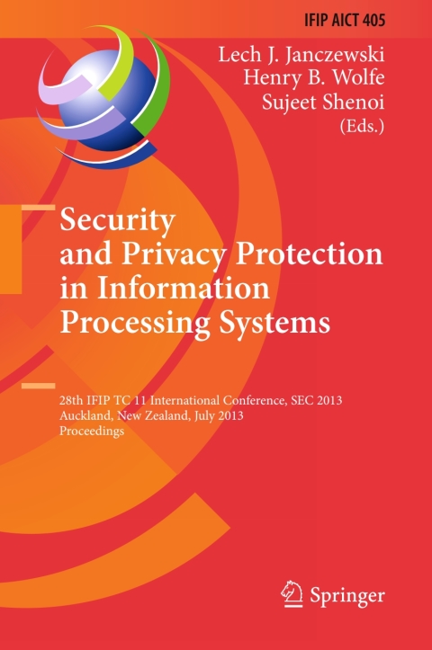 Cover image for book Security and Privacy Protection in Information Processing Systems