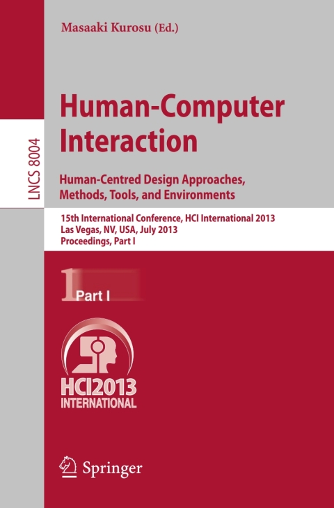 Cover image for book Human-Computer Interaction: Human-Centred Design Approaches, Methods, Tools and Environments