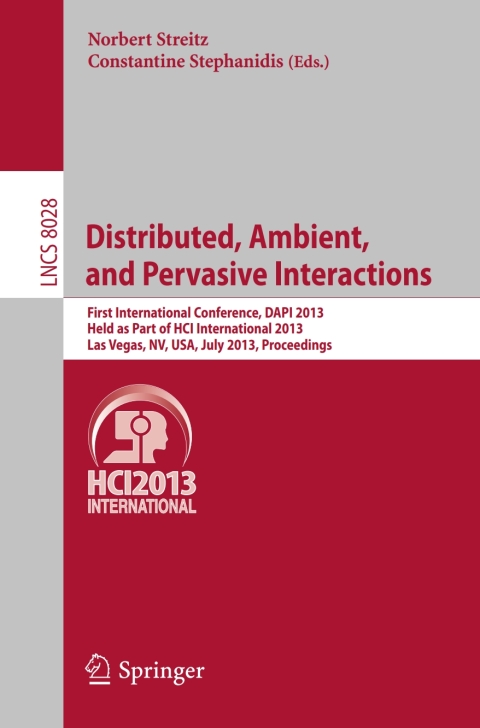 Cover image for book Distributed, Ambient, and Pervasive Interactions