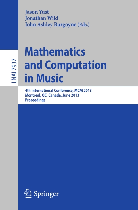 Cover image for book Mathematics and Computation in Music