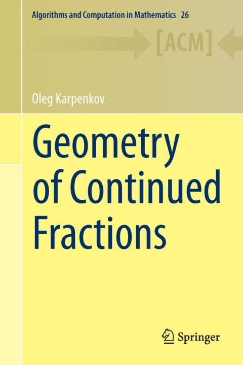 Cover image for book Geometry of Continued Fractions
