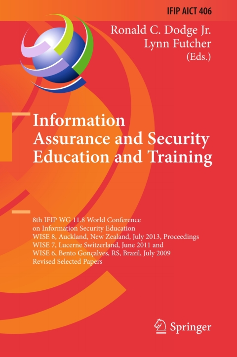 Cover image for book Information Assurance and Security Education and Training