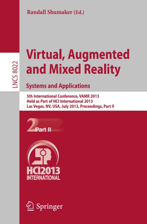 Cover image for book Virtual, Augmented and Mixed Reality: Systems and Applications