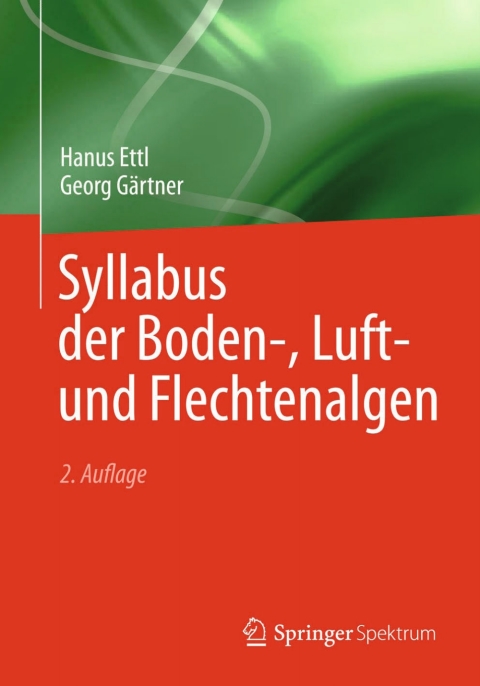 Cover image for book Syllabus der Boden-, Luft- und Flechtenalgen