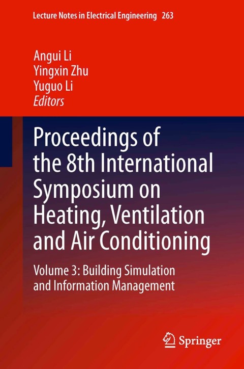 Cover image for book Proceedings of the 8th International Symposium on Heating, Ventilation and Air Conditioning