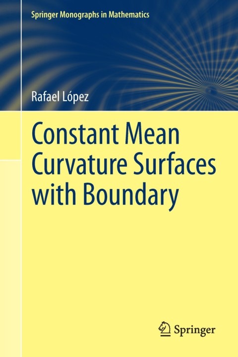 Cover image for book Constant Mean Curvature Surfaces with Boundary