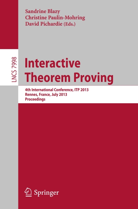 Cover image for book Interactive Theorem Proving
