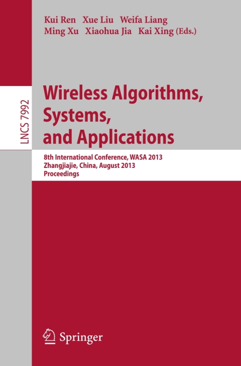 Cover image for book Wireless Algorithms, Systems, and Applications
