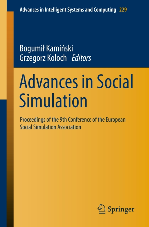 Cover image for book Advances in Social Simulation