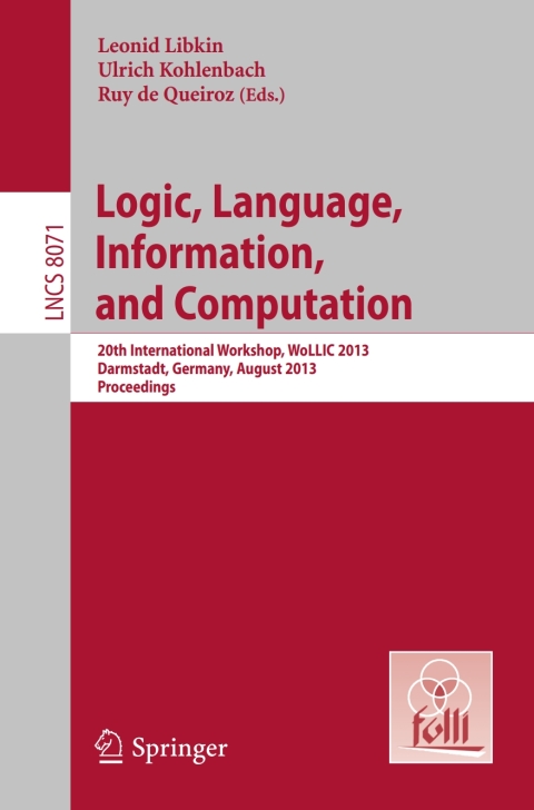 Cover image for book Logic, Language, Information, and Computation