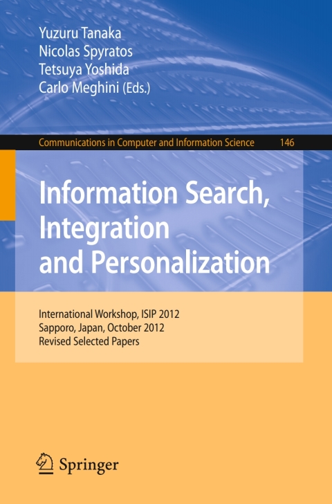 Cover image for book Information Search, Integration and Personalization