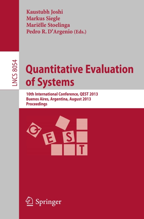 Cover image for book Quantitative Evaluation of Systems