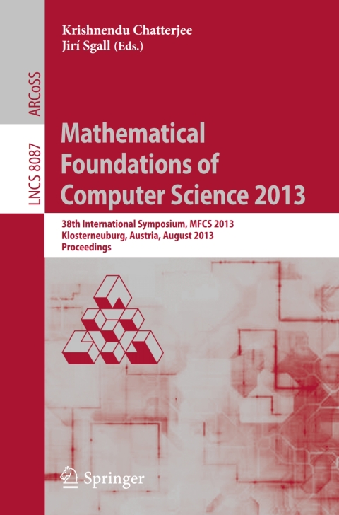 Cover image for book Mathematical Foundations of Computer Science 2013