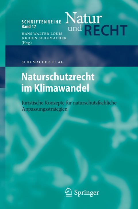 Cover image for book Naturschutzrecht im Klimawandel