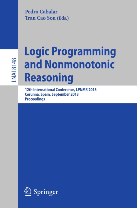 Cover image for book Logic Programming and Nonmonotonic Reasoning