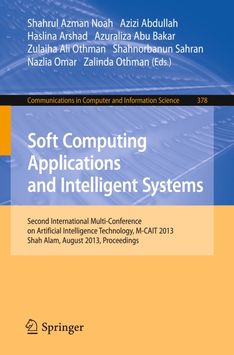 Cover image for book Soft Computing Applications and Intelligent Systems
