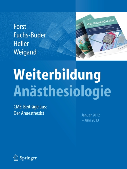 Cover image for book Weiterbildung Anästhesiologie
