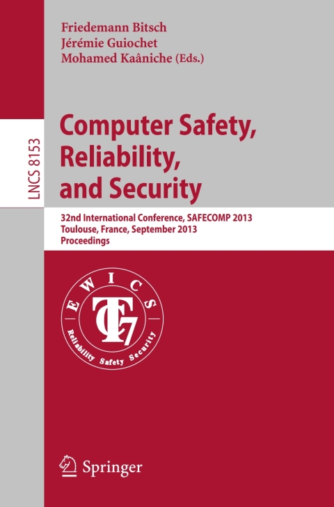 Cover image for book Computer Safety, Reliability, and Security