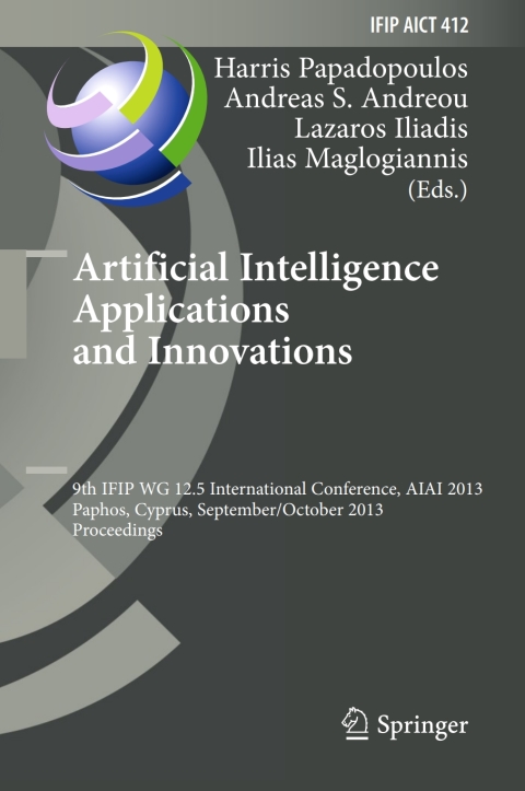 Cover image for book Artificial Intelligence Applications and Innovations