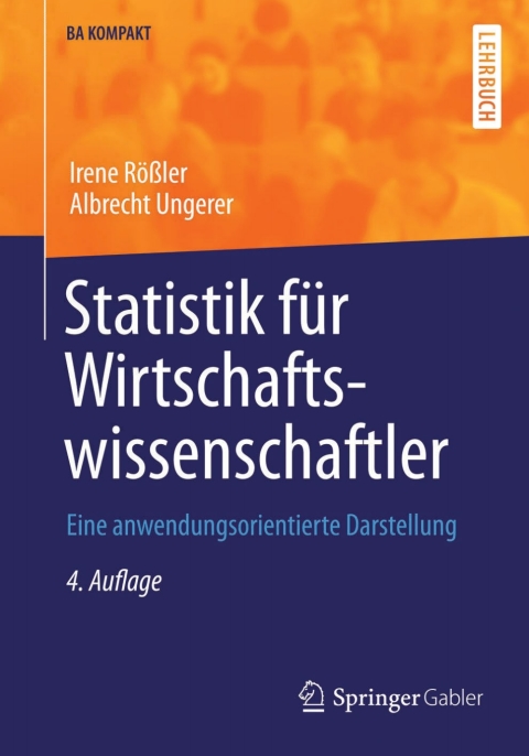 Cover image for book Statistik für Wirtschaftswissenschaftler
