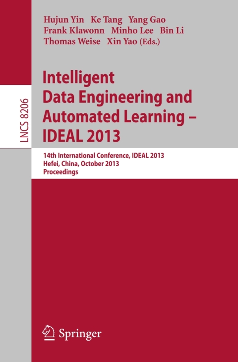 Cover image for book Intelligent Data Engineering and Automated Learning -- IDEAL 2013