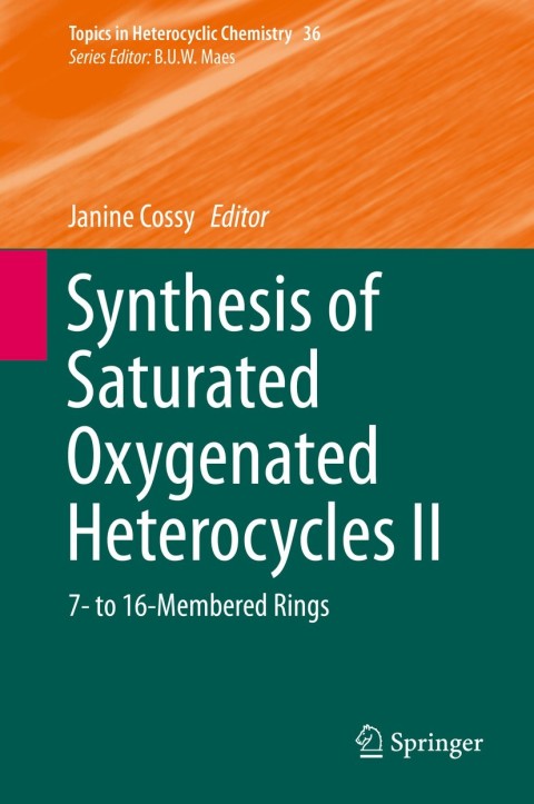 Cover image for book Synthesis of Saturated Oxygenated Heterocycles II