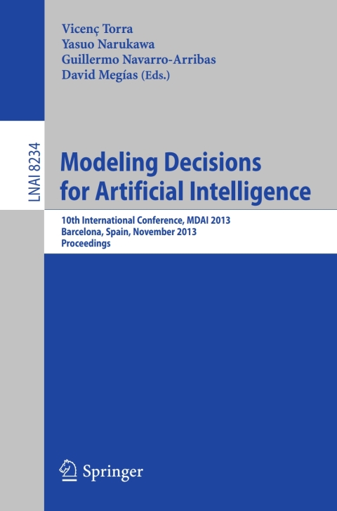 Cover image for book Modeling Decisions for Artificial Intelligence