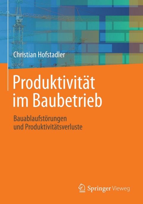 Cover image for book Produktivität im Baubetrieb