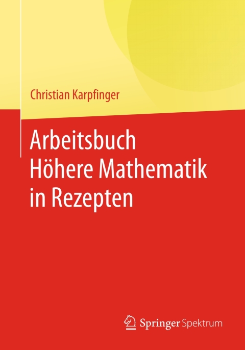 Cover image for book Arbeitsbuch Höhere Mathematik in Rezepten