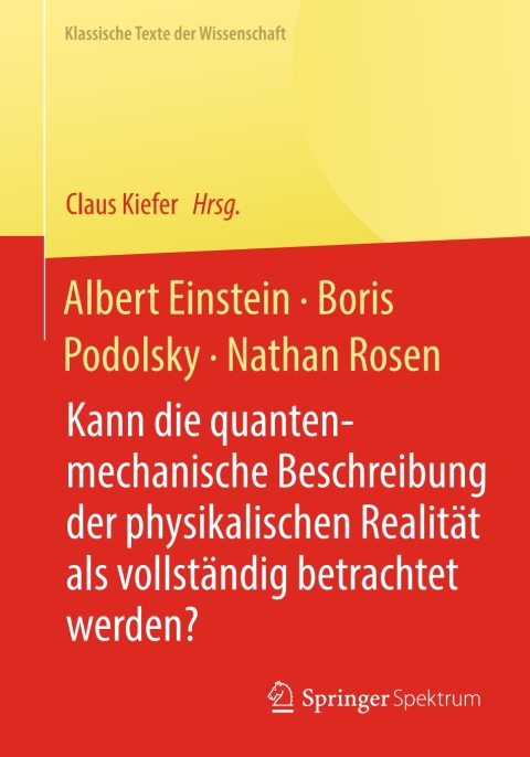 Cover image for book Albert Einstein, Boris Podolsky, Nathan Rosen