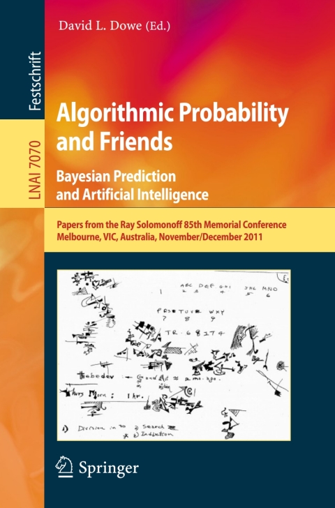 Cover image for book Algorithmic Probability and Friends. Bayesian Prediction and Artificial Intelligence