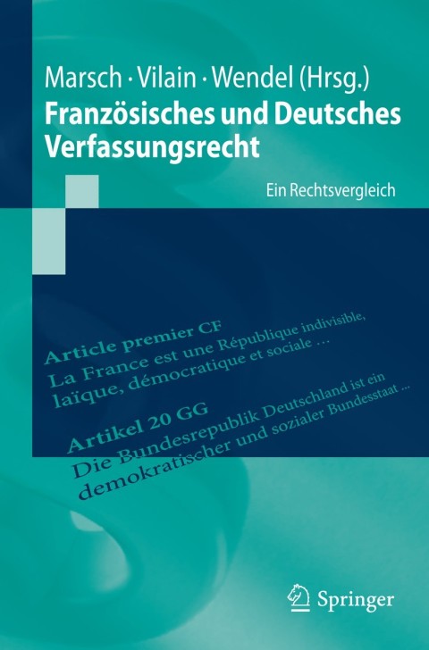 Cover image for book Französisches und Deutsches Verfassungsrecht