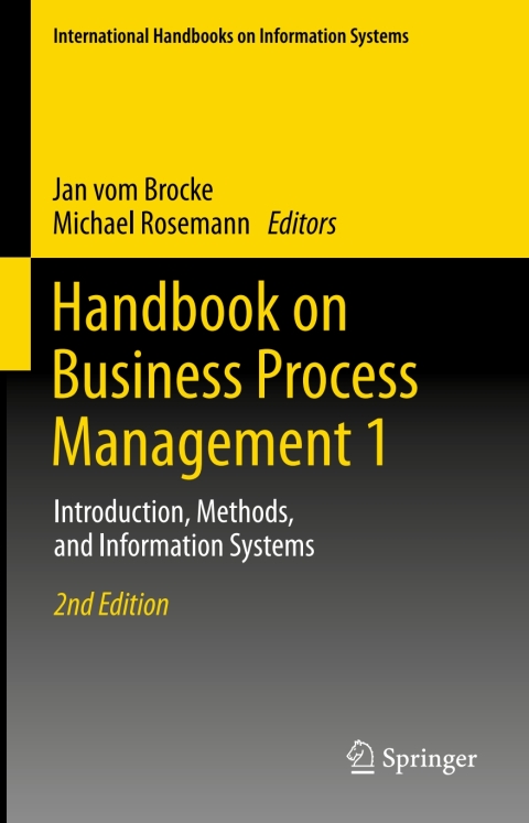 Cover image for book Handbook on Business Process Management 1