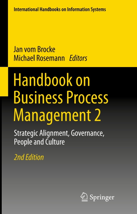 Cover image for book Handbook on Business Process Management 2