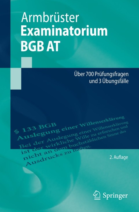 Cover image for book Examinatorium BGB AT