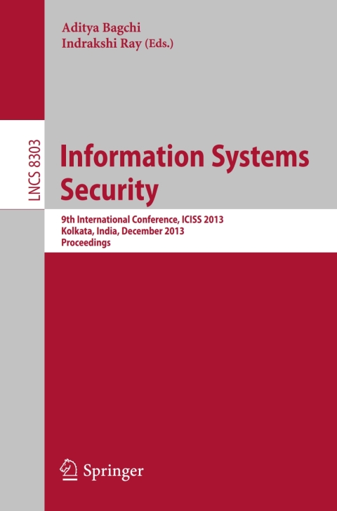 Cover image for book Information Systems Security