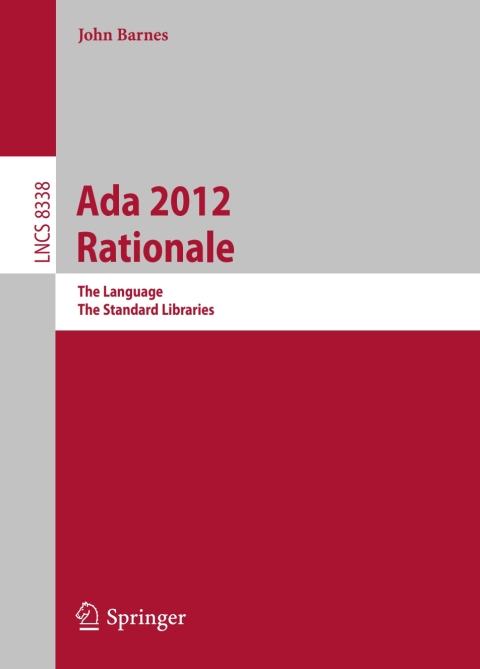 Cover image for book Ada 2012 Rationale