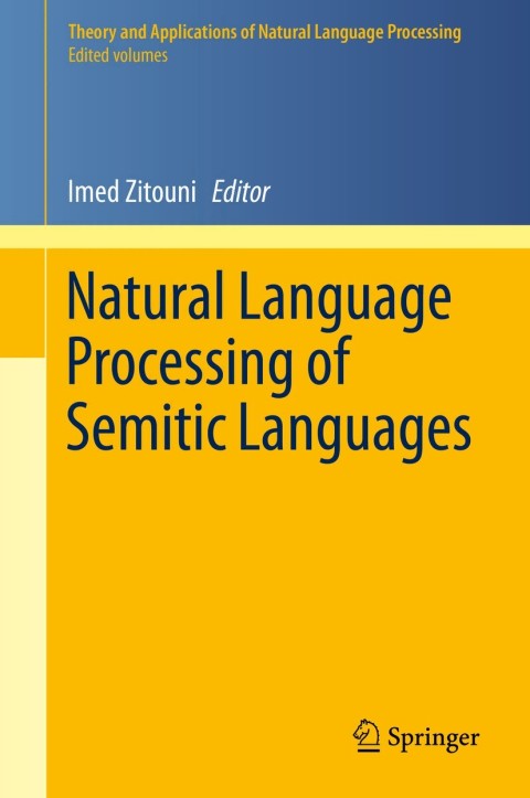Cover image for book Natural Language Processing of Semitic Languages