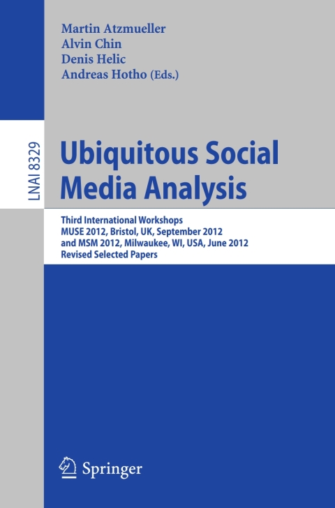 Cover image for book Ubiquitous Social Media Analysis