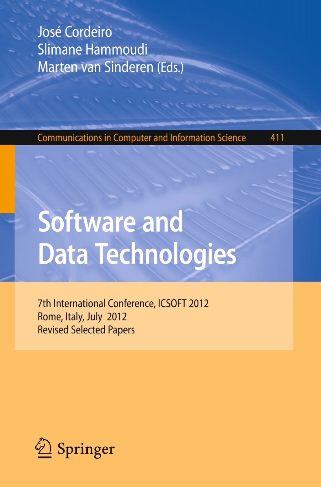 Software and Data Technologies (eBook)