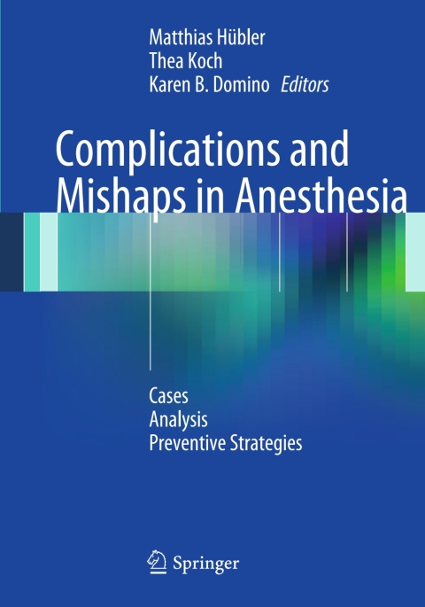 Cover image for book Complications and Mishaps in Anesthesia