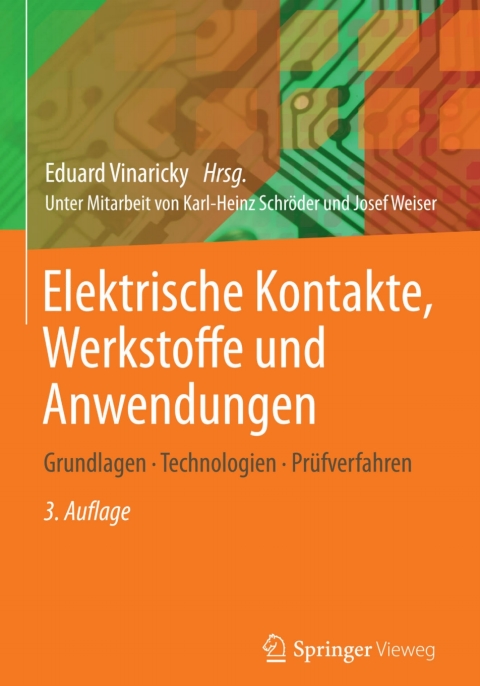 Cover image for book Elektrische Kontakte, Werkstoffe und Anwendungen