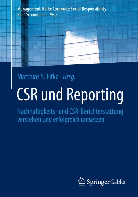 Cover image for book CSR und Reporting