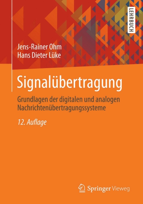 Cover image for book Signalübertragung